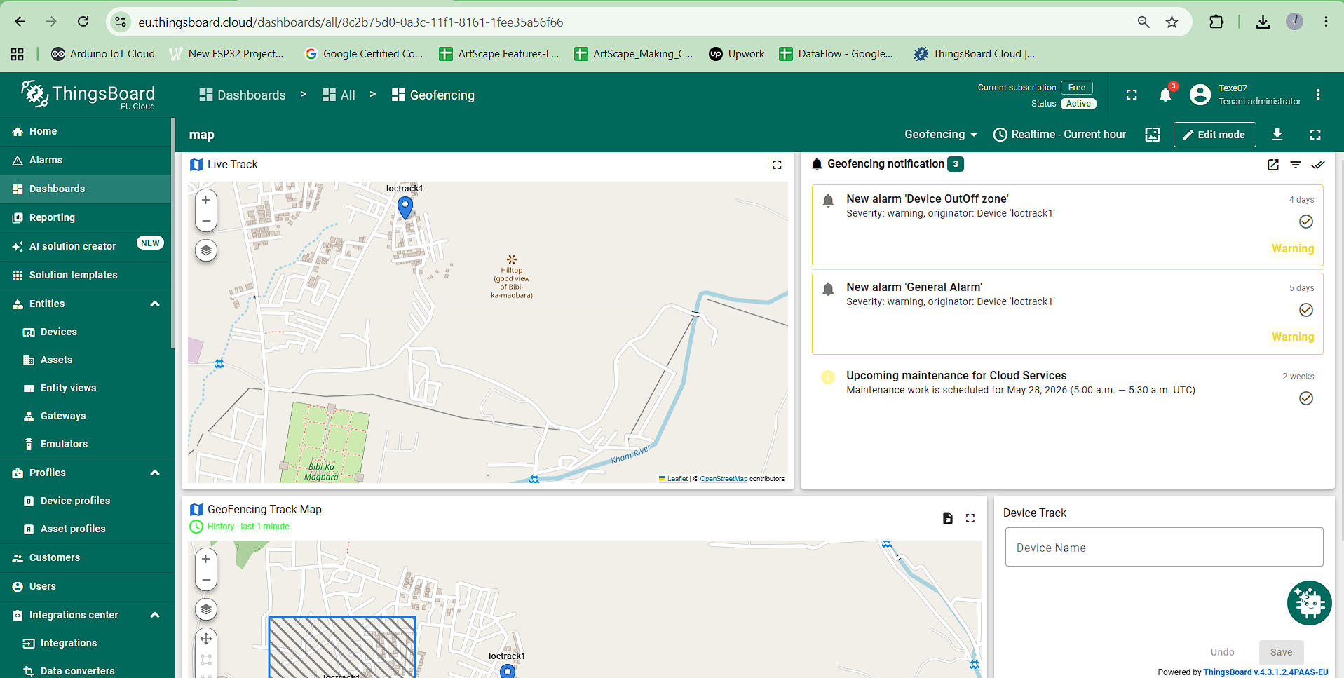 Geofencing